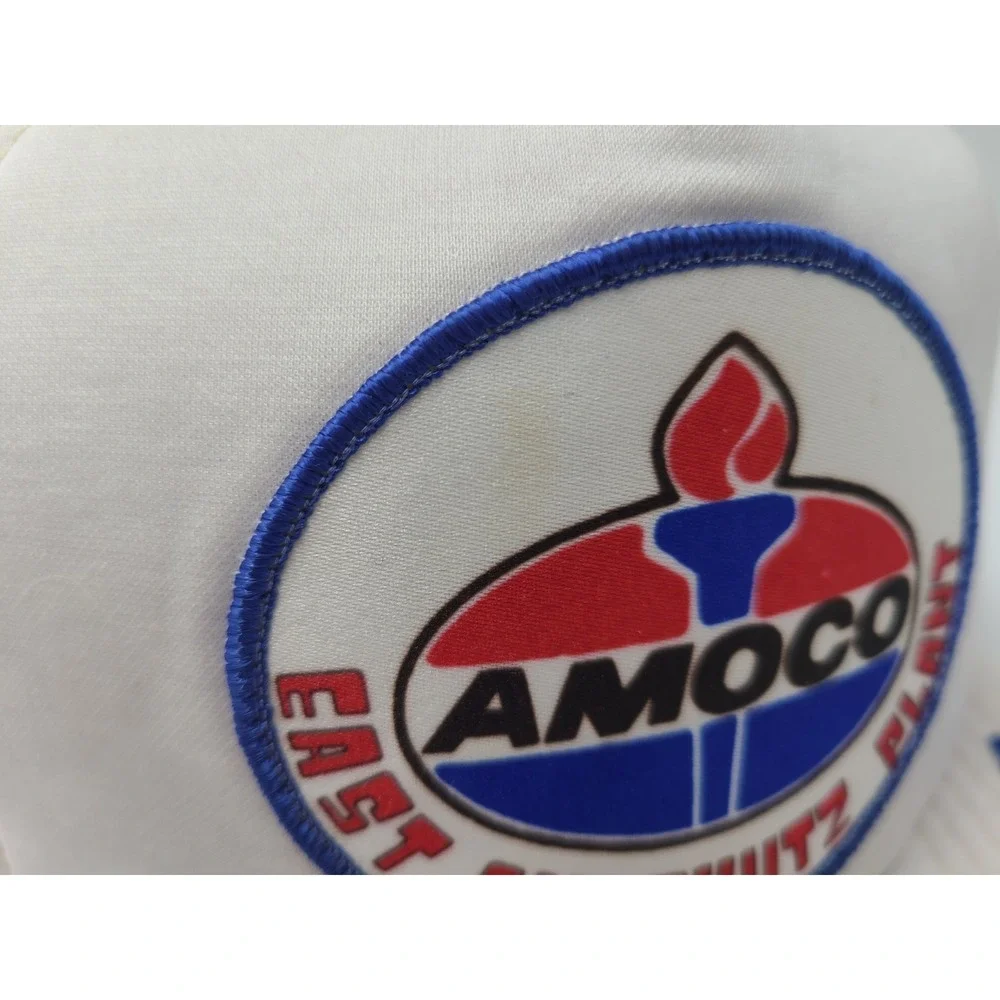 Vintage Amoco East‎ Anschutz Plant Patch Scrambled Eggs Snapback Hat Cap Gas Oil